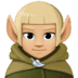 🧝🏼 elf: medium-light skin tone display on Facebook